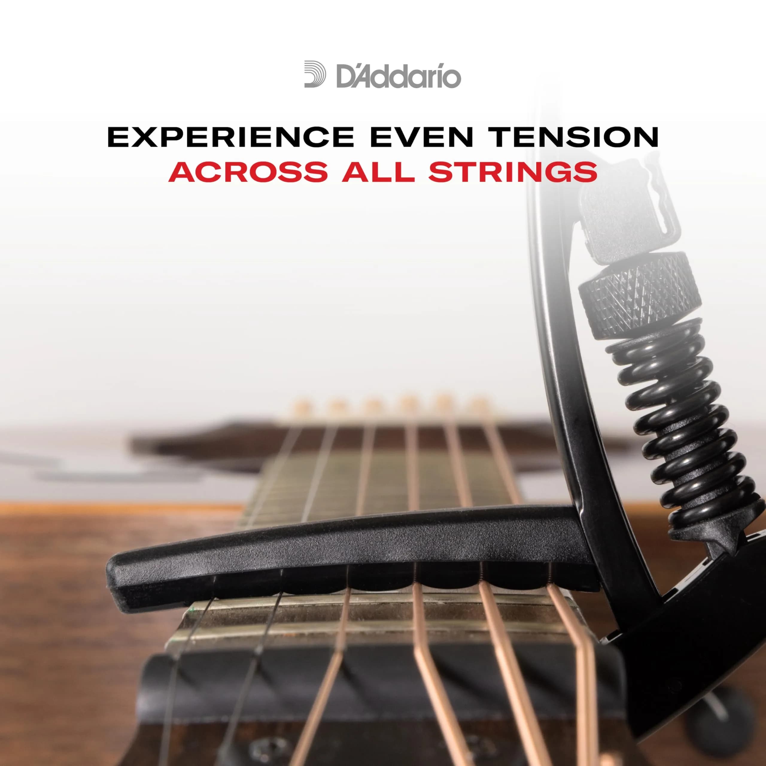 D'Addario Artist Trigger Capo, Black | Easy Single-Hand Use for 6-String Guitars - view 5