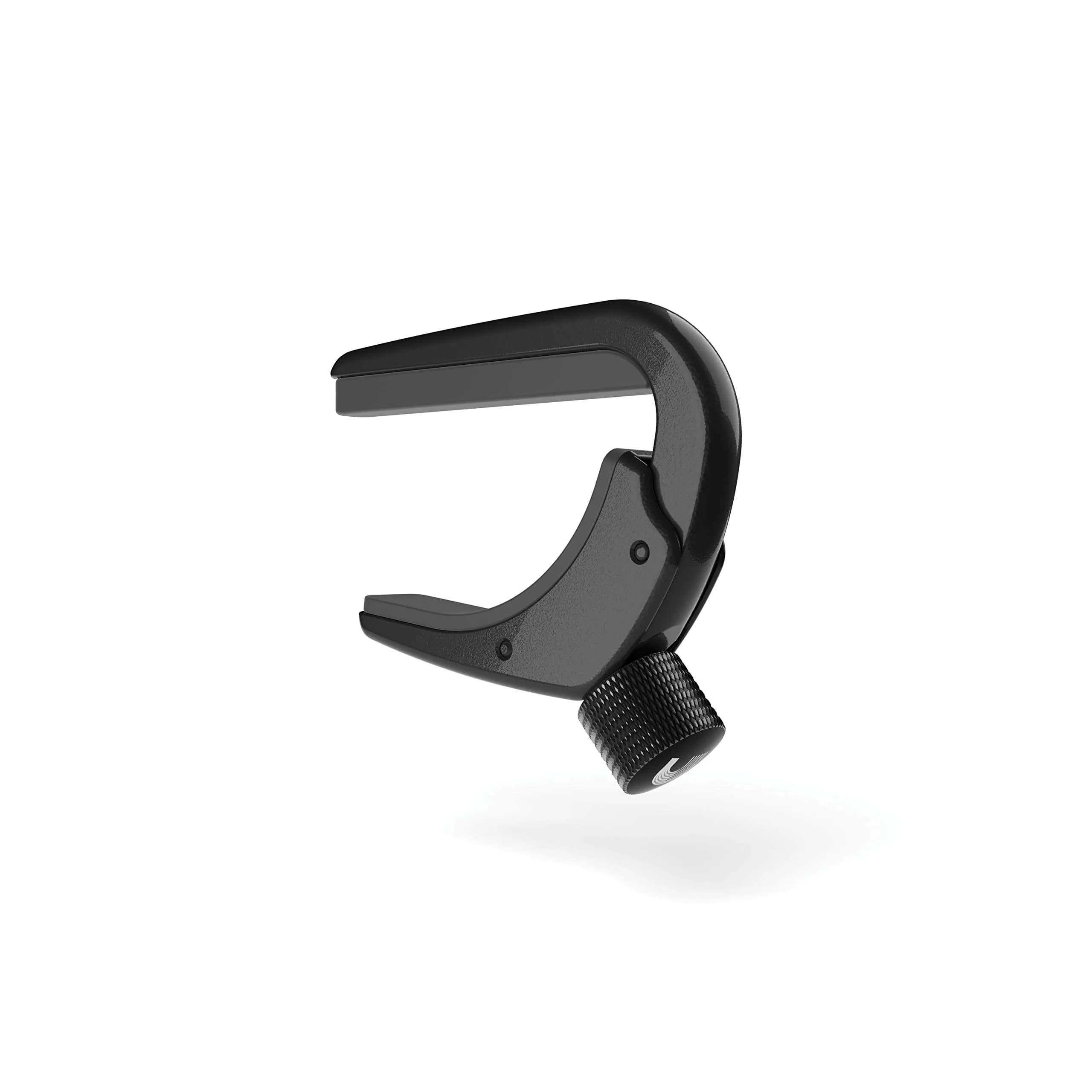 D'Addario NS Banjo & Mandolin Capo, Black | Aircraft-Grade Aluminum for Buzz-Free Performance - main product image