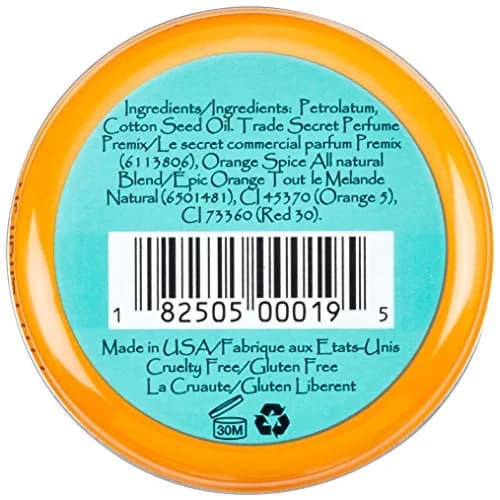 Rosebud Perfume Co. Rose & Mandarin Lip Balm Tin 0.8 oz. Moisturizes & Smooths thumbnail 3