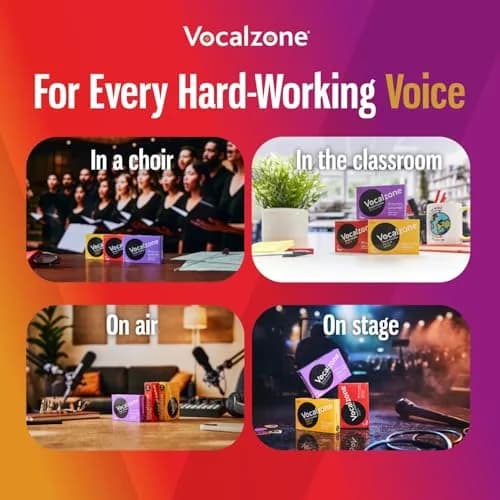 Vocalzone Throat Pastilles 72 Count (2.27 kg / 0.2 lb) | Natural Sore Throat & Cough Relief for Professionals thumbnail 6