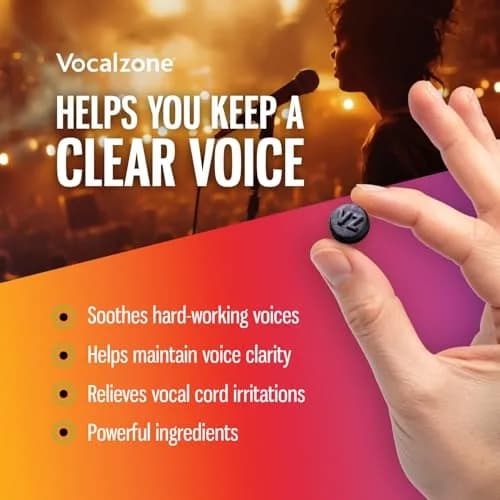 Vocalzone Throat Pastilles 72 Count (2.27 kg / 0.2 lb) | Natural Sore Throat & Cough Relief for Professionals thumbnail 3