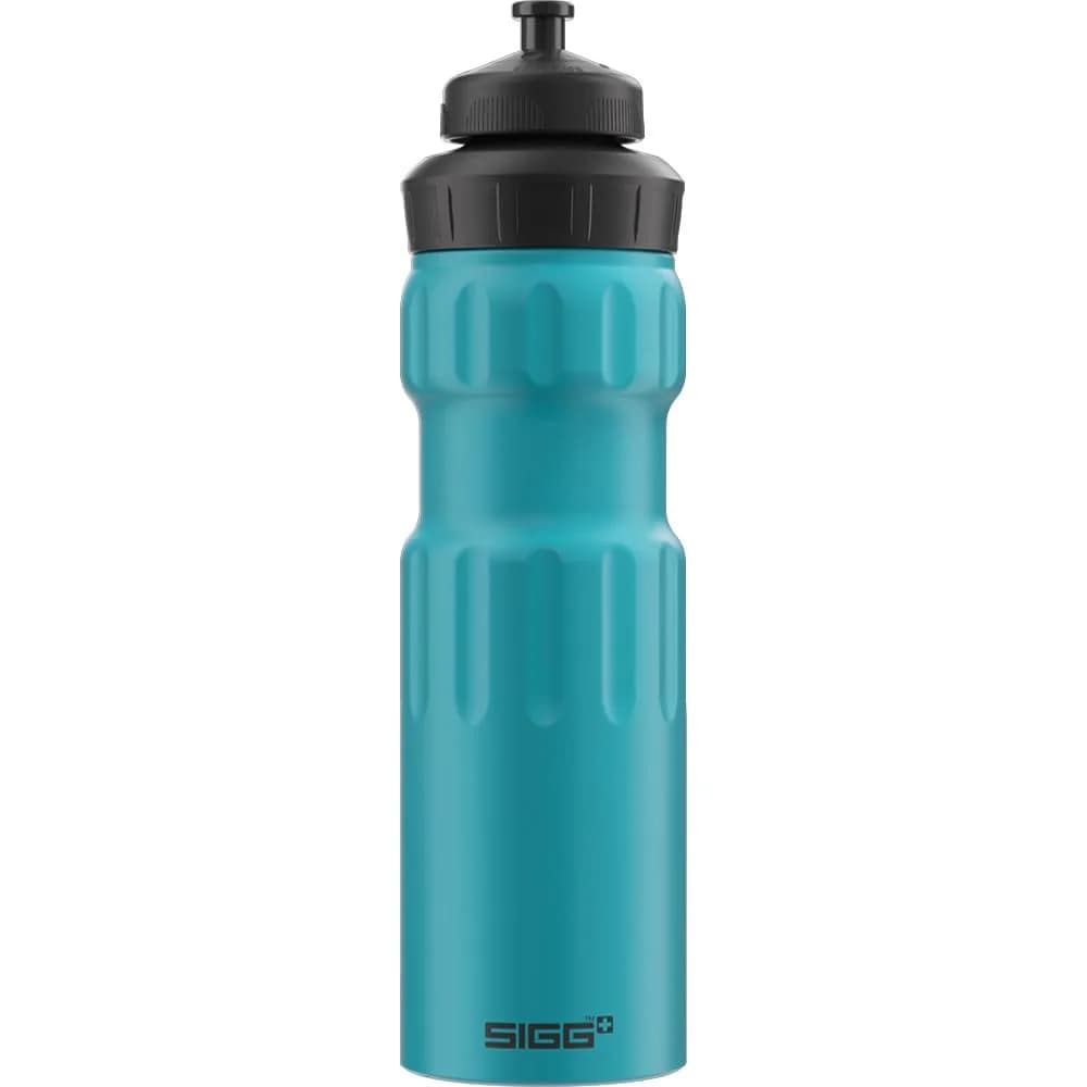 Sigg Sports Water Bottle - WMB Sports Blue | 25 Oz Lightweight Aluminum, Leakproof, BPA Free