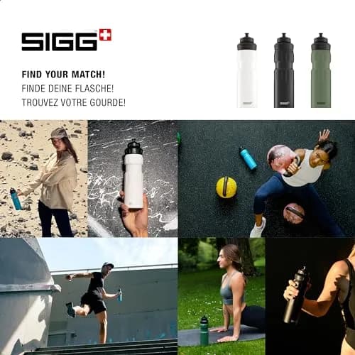 Sigg Sports Water Bottle - WMB Sports Blue | 25 Oz Lightweight Aluminum, Leakproof, BPA Free thumbnail 5