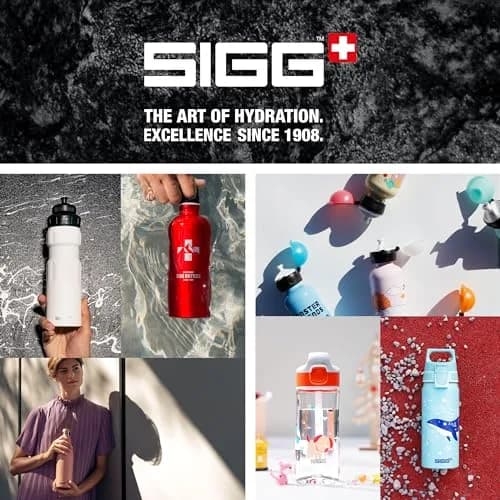 Sigg Sports Water Bottle - WMB Sports Blue | 25 Oz Lightweight Aluminum, Leakproof, BPA Free thumbnail 6