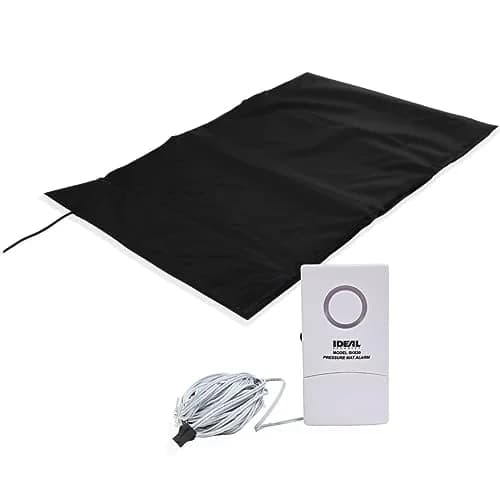 Ideal Security Pressure Floor Mat Home Alarm System – Wired Alarm & Chime, Anti-Wandering, Welcome Mat, Pet Door Mat | 21.75” x 13.75” thumbnail 1