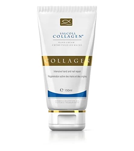Salcoll Pure Bioactive Anti-Aging Collagen Repair Hand Cream 150ml (5.1 Fl Oz) | Hypoallergenic Moisturizer for Dry Skin thumbnail 1