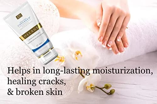 Salcoll Pure Bioactive Anti-Aging Collagen Repair Hand Cream 150ml (5.1 Fl Oz) | Hypoallergenic Moisturizer for Dry Skin thumbnail 3