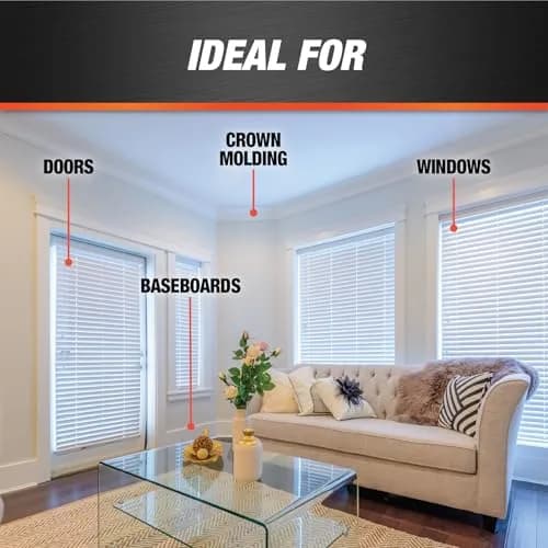 DAP Alex Plus Acrylic Latex Caulk with Silicone 298 ml (10.1 fl oz) | Crack-Proof Seal for Trim, Doors, Windows thumbnail 6