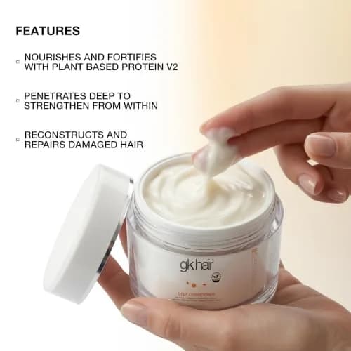 GK HAIR Deep Conditioner Hair Masque 7.05 Oz Pack of 2 | Hydrating & Repairing for Dry Damaged Hair thumbnail 6