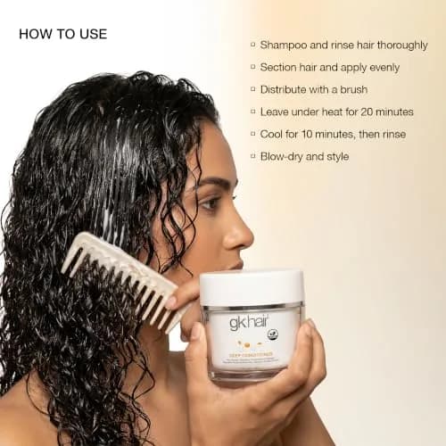 GK HAIR Deep Conditioner Hair Masque 7.05 Oz Pack of 2 | Hydrating & Repairing for Dry Damaged Hair thumbnail 8