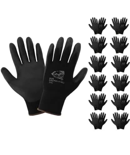 Global Glove PUG-17 Lightweight Polyurethane Dipped Work Gloves, Extra-Large | Anti-Static & Secure Grip thumbnail 1