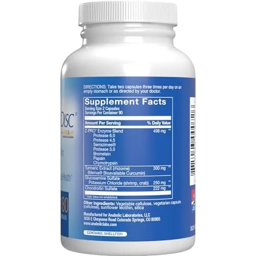 Anabolic Laboratories Nutra Disc & Joint Support Capsule 180 Count | Restorative Cartilage & Ligament Supplement thumbnail 2
