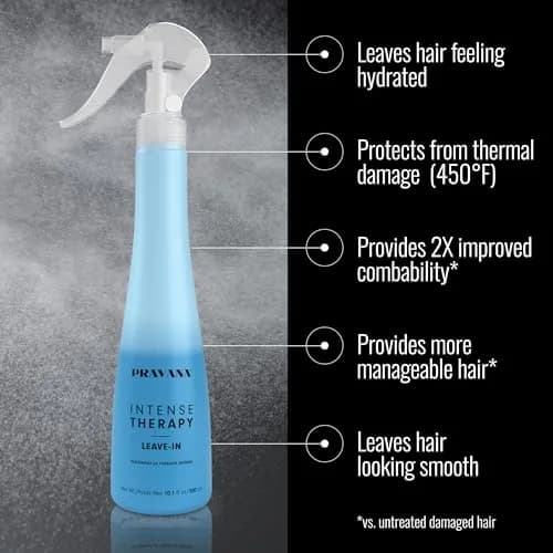 PRAVANA Intense Therapy Leave-In Treatment 10.1 Fl Oz | Instantly Detangles & Hydrates | Equalizes Hair Porosity thumbnail 2