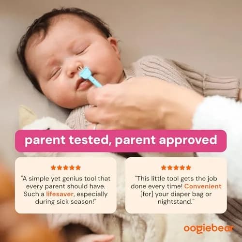 oogiebear Baby Nose & Ear Picker, Safe Booger Remover Tool, 1 Piece, Blue | Dual-Ended Gentle & Effective thumbnail 8