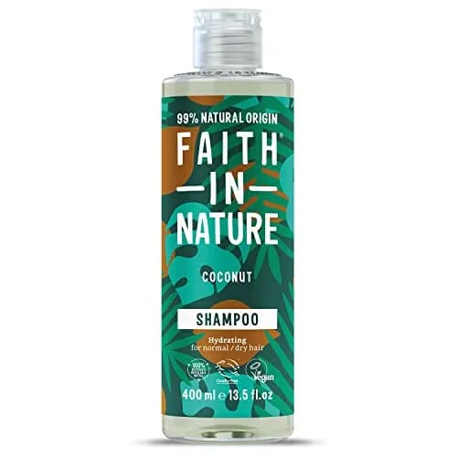 Faith In Nature Coconut Shampoo For Normal To Dry Hair 400ml (13.5 Fl Oz) | Nourishing & Hydrating thumbnail 1