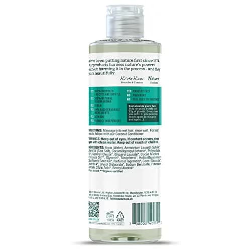 Faith In Nature Coconut Shampoo For Normal To Dry Hair 400ml (13.5 Fl Oz) | Nourishing & Hydrating thumbnail 2
