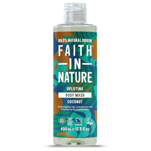 FAITH IN NATURE Natural Coconut Body Wash 13.5 fl oz | Vegan Hydrating Body Cleanser thumbnail 1