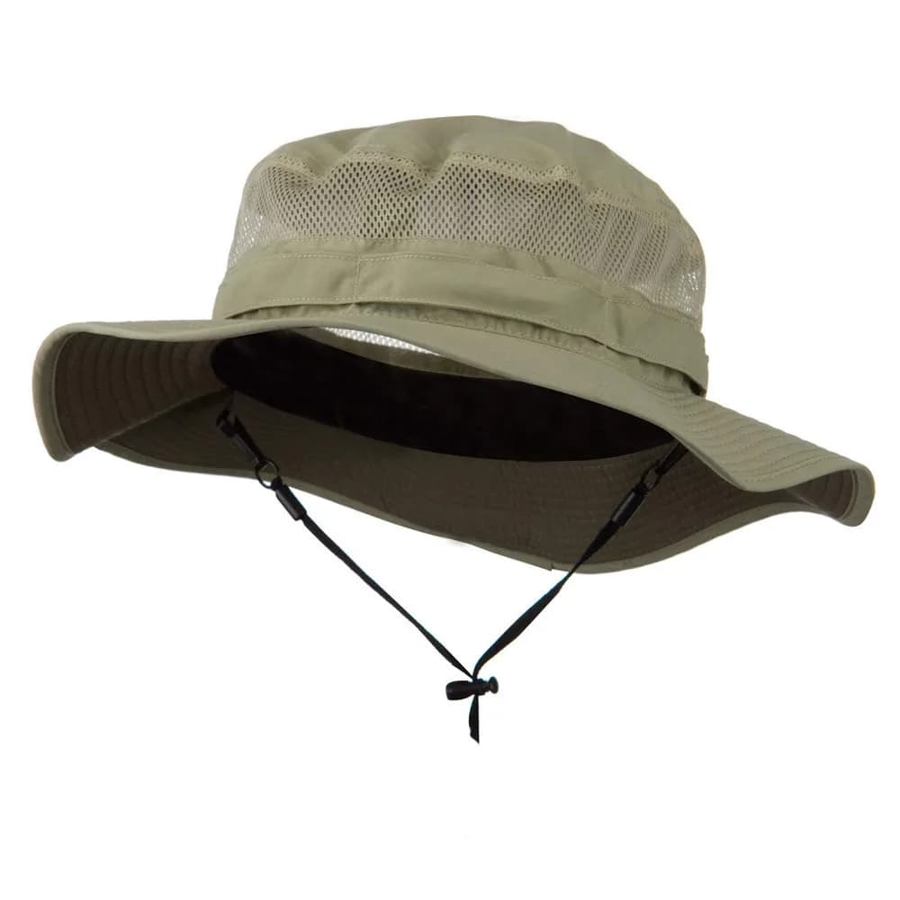 e4Hats.com Big Size Taslon UV Bucket Hat | UV 50+ Protection, Mesh Ventilation, Crushable, Adult Unisex, Spring Summer