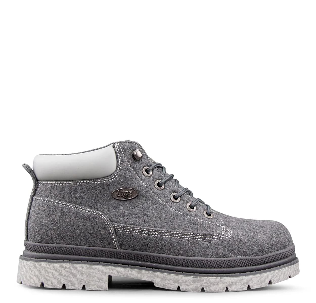 Lugz Drifter Chukka Boot, Charcoal/Grey, 9.5 M | Rugged Casual Work Boot with Lug Outsole thumbnail 2