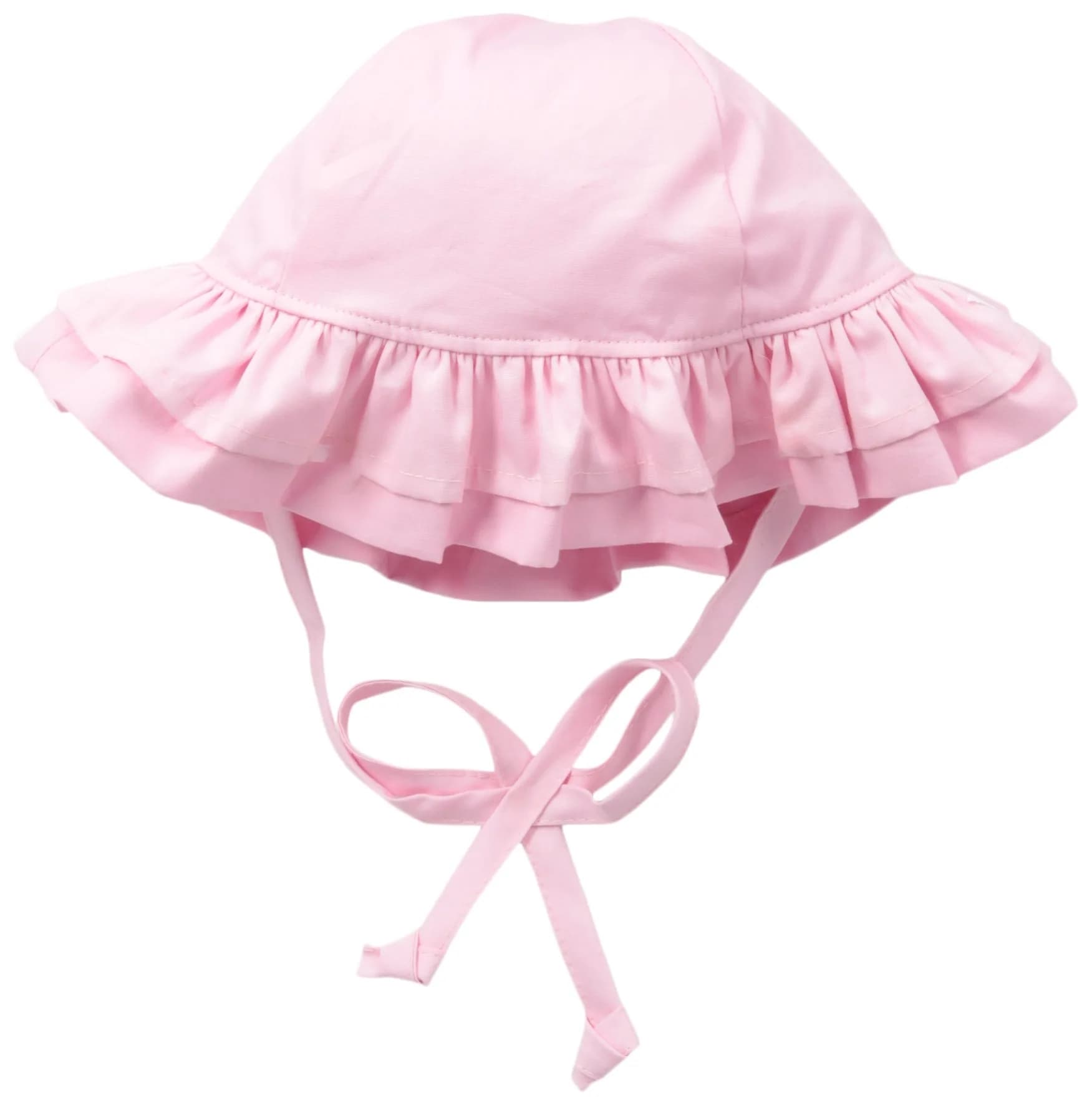 Flap Happy Baby Girls' Upf 50+ Double Ruffle Hat X Small | Sun Protection & Comfort