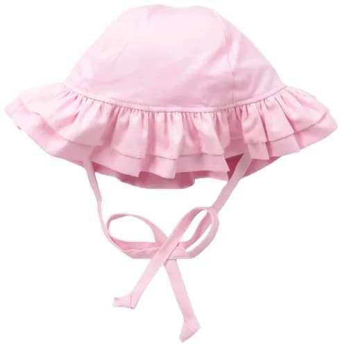 Flap Happy Baby Girls' Upf 50+ Double Ruffle Hat X Small | Sun Protection & Comfort thumbnail 1