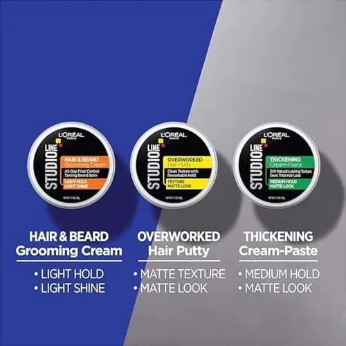 L'Oreal Paris Studio Line Overworked Hair Putty 10.2 oz (289g) (6-Pack) | Humidity Resistant Styling thumbnail 6