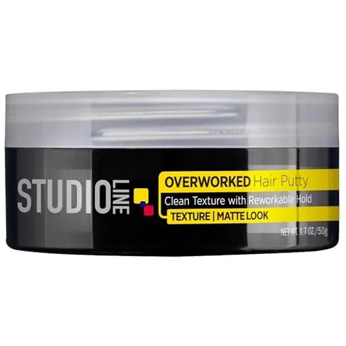 L'Oreal Paris Studio Line Overworked Hair Putty 10.2 oz (289g) (6-Pack) | Humidity Resistant Styling thumbnail 1