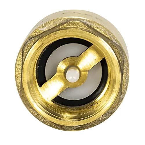 Eastman Brass In-Line Check Valve 1 Inch IPS Threaded Connection | Prevents Backflow in Water Lines thumbnail 2