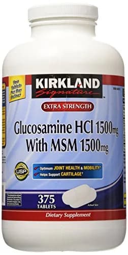Kirkland Signature Glucosamine with MSM Tablets 1500mg (750 Count, 2 Pack) thumbnail 1