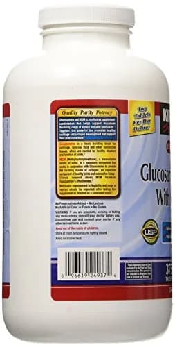 Kirkland Signature Glucosamine with MSM Tablets 1500mg (750 Count, 2 Pack) thumbnail 2