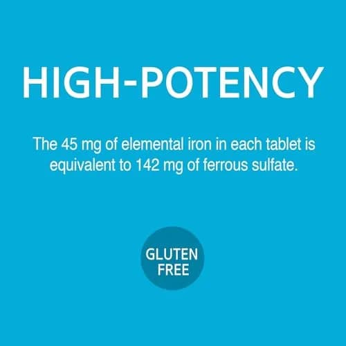 21st Century Slow Release Iron Tablets 120 Count (2x60) | Gluten-Free Mineral Supplement thumbnail 2