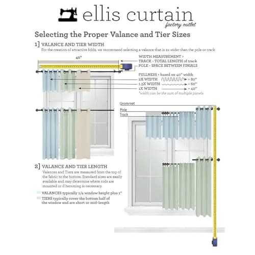 Ellis Curtain Stacey Sheer 56x45 Tailored Tier Pair Curtains, White | Light-Filtering Privacy for Indian Homes thumbnail 4