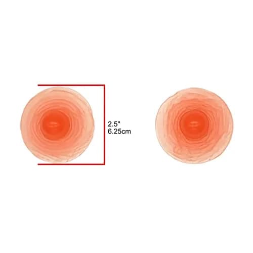 Janet's Girls Pink Adhesive Silicone Nipples, X-Large (Pair) | Realistic Breast Form Enhancers thumbnail 6