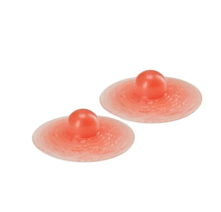 Janet's Girls Pink Adhesive Silicone Nipples, X-Large (Pair) | Realistic Breast Form Enhancers thumbnail 2