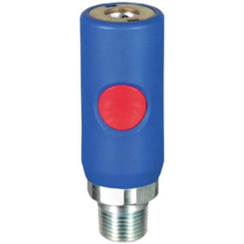Prevost 1/4" Male Thread NPT Coupler URC061251 | 0.11 kg (0.24 lb) Brass Fitting — Factory