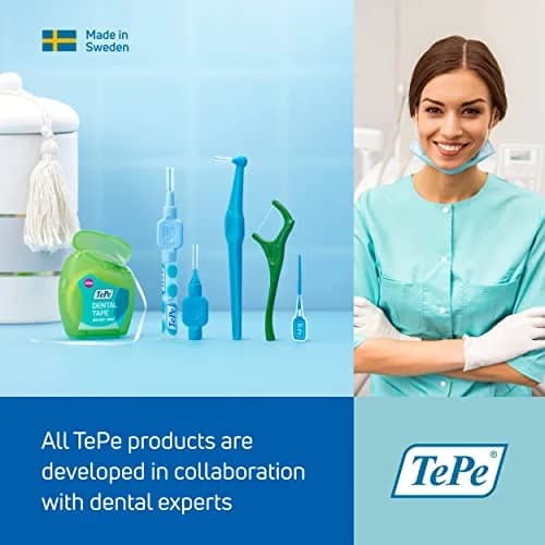 TePe Interdental Brush Original Soft 0.8mm Green | 6 Count Pack thumbnail 6