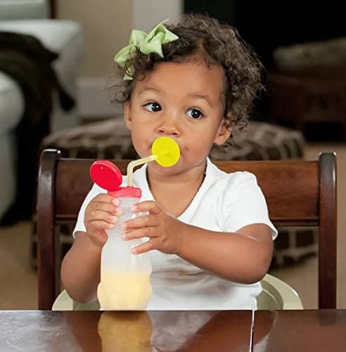 ARK Therapeutic Bear Bottle Kit 8oz | Food-Grade Honey Bear Straw Cup for Oral Motor Skills thumbnail 4