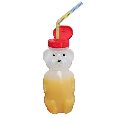 ARK Therapeutic Bear Bottle Kit 8oz | Food-Grade Honey Bear Straw Cup for Oral Motor Skills thumbnail 3