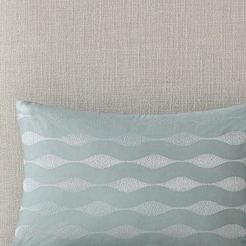 Harbor House Maya Bay Cotton Blue Oblong Pillow 12" x 20" | Ocean-Inspired Decorative Cushion thumbnail 6
