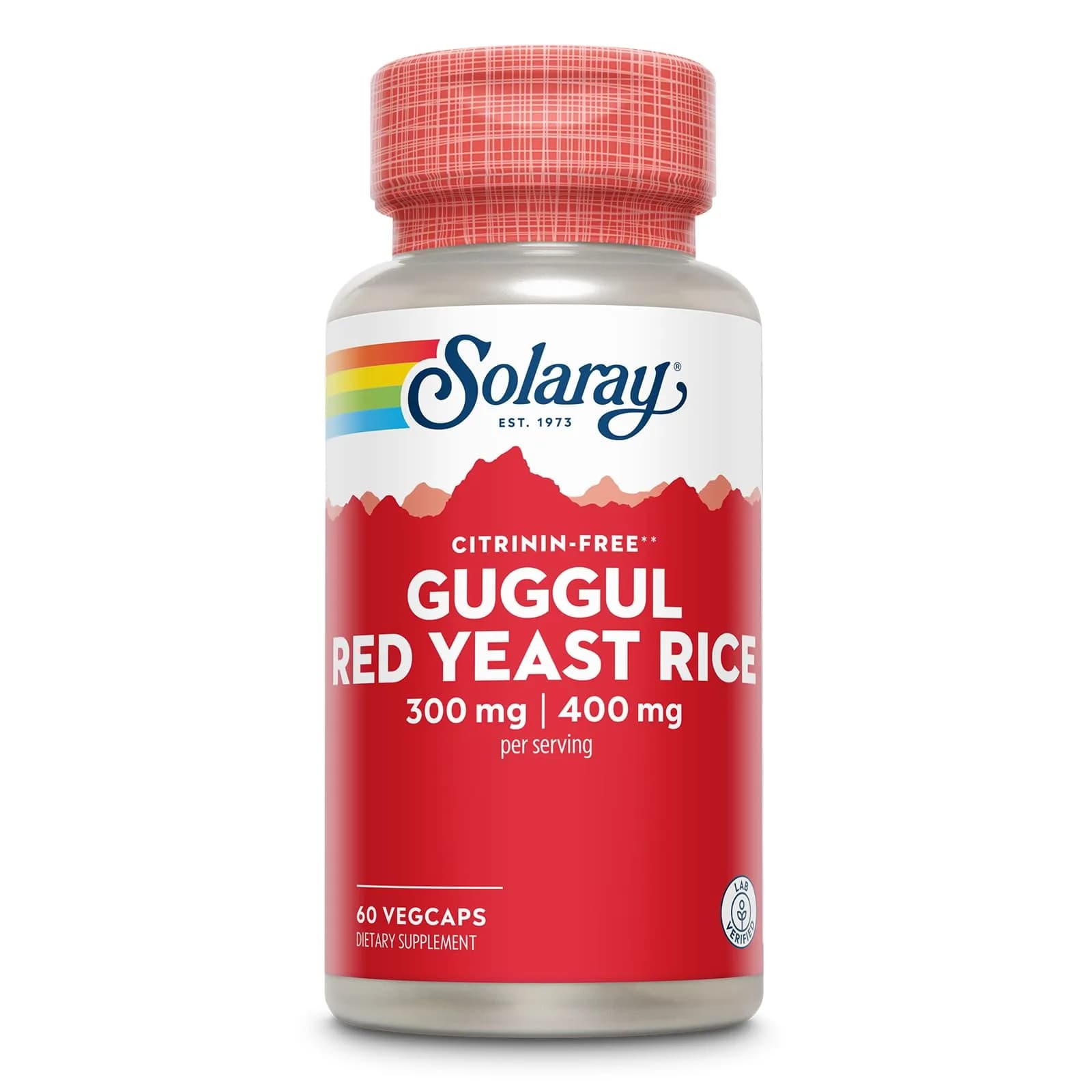 SOLARAY Guggul Gum Extract & Red Yeast Rice — No Color