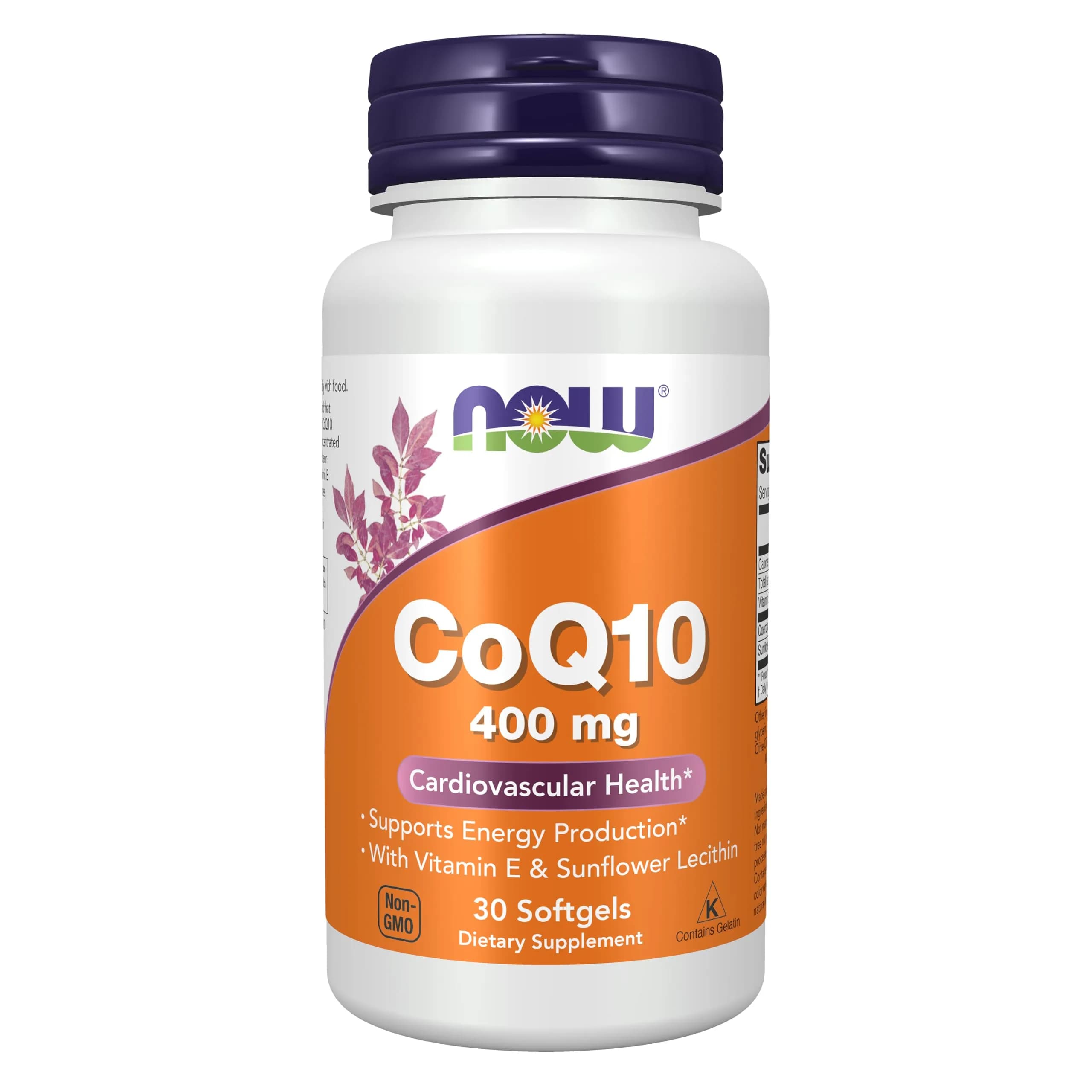 NOW CoQ10 400 mg Softgels | Supports Heart & Energy | Pharmaceutical Grade