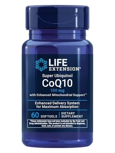 Life Extension Super Ubiquinol CoQ10 with Shilajit 100 mg (60 Softgels) | Potent Heart Health & Cellular Energy Support thumbnail 1