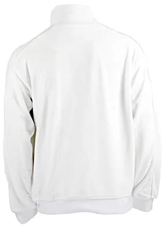 Sweatsedo White Party Mens Tracksuit Large | Velour, Cotton-Poly Blend, Regular Fit thumbnail 4
