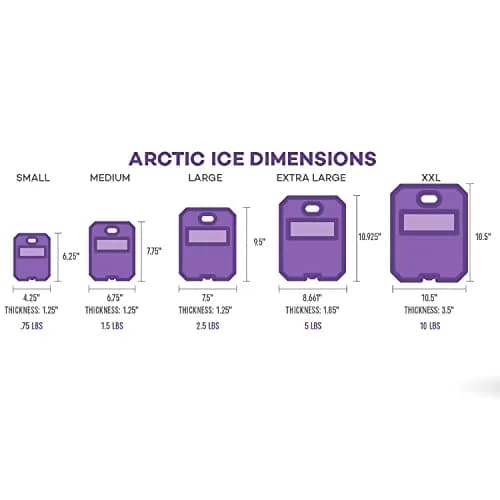 Arctic Ice Tundra Series X-Large 5 lb (2.27 kg) Reusable Ice Pack | Maintains -5°F Freezer-Like Temperatures thumbnail 3