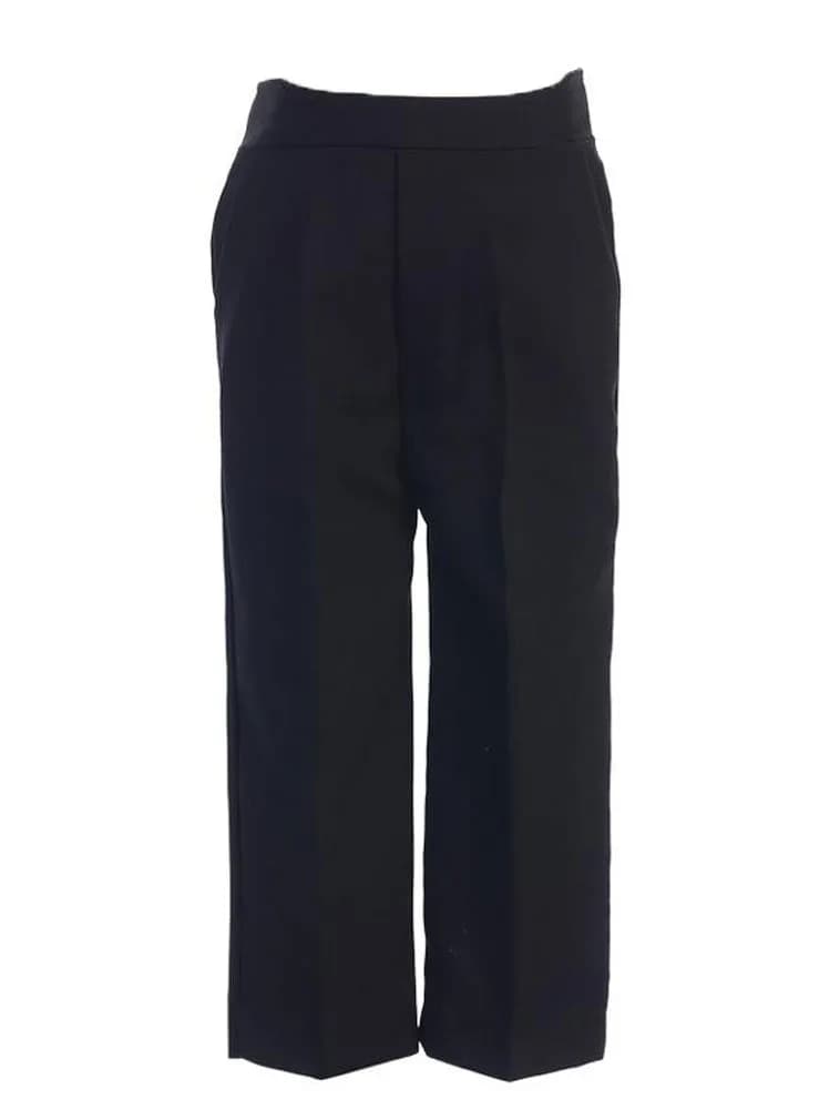 Lito Little Boys Black Dress Pants High Rise Cotton | Zipper Closure, 6-12 Months — Black