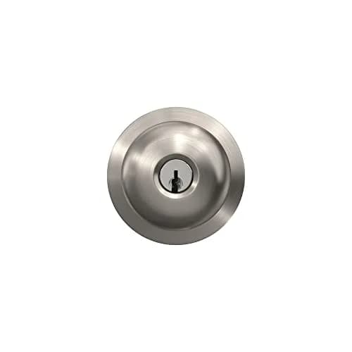 Schlage Plymouth Keyed Entry Door Knob | Classic Satin Nickel, Interior/Exterior (70-120 chars) thumbnail 5