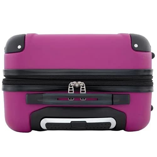 Travelers Club Chicago Hardside Expandable Spinner Luggage, Fuchsia, 22" Carry-On | Durable ABS Hard Shell with 4 Spinner Wheels thumbnail 6