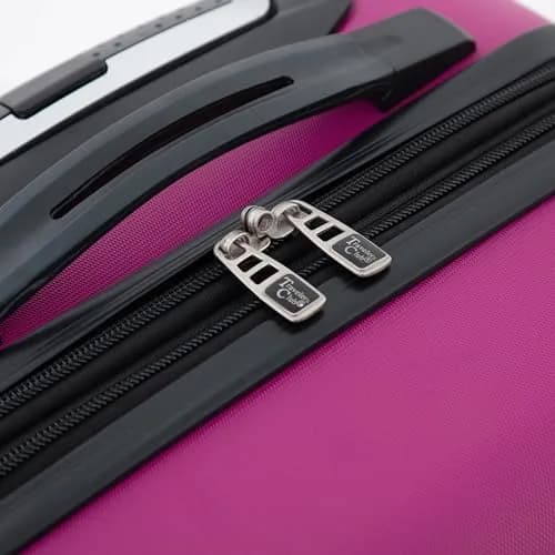 Travelers Club Chicago Hardside Expandable Spinner Luggage, Fuchsia, 22" Carry-On | Durable ABS Hard Shell with 4 Spinner Wheels thumbnail 7