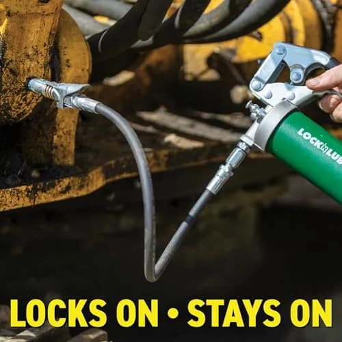 LockNLube Locking Grease Gun Coupler with Rebuild Kit, 1/8-Inch NPT, 10,000 PSI | Secure Leak-Proof Seal for All Grease Guns thumbnail 7