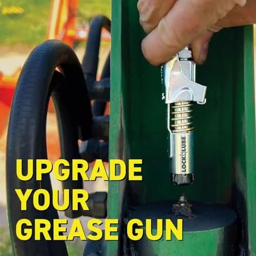LockNLube Locking Grease Gun Coupler with Rebuild Kit, 1/8-Inch NPT, 10,000 PSI | Secure Leak-Proof Seal for All Grease Guns thumbnail 3